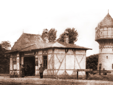 Bahnhof Beesenstedt um 1920